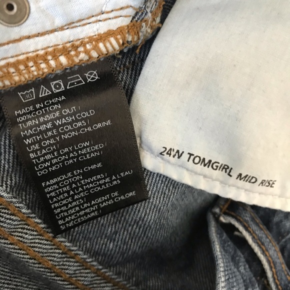 URBAN OUTFITTERS BDG TOMGIRL MID-RISE JEAN SHORTS - Picture 13 of 16